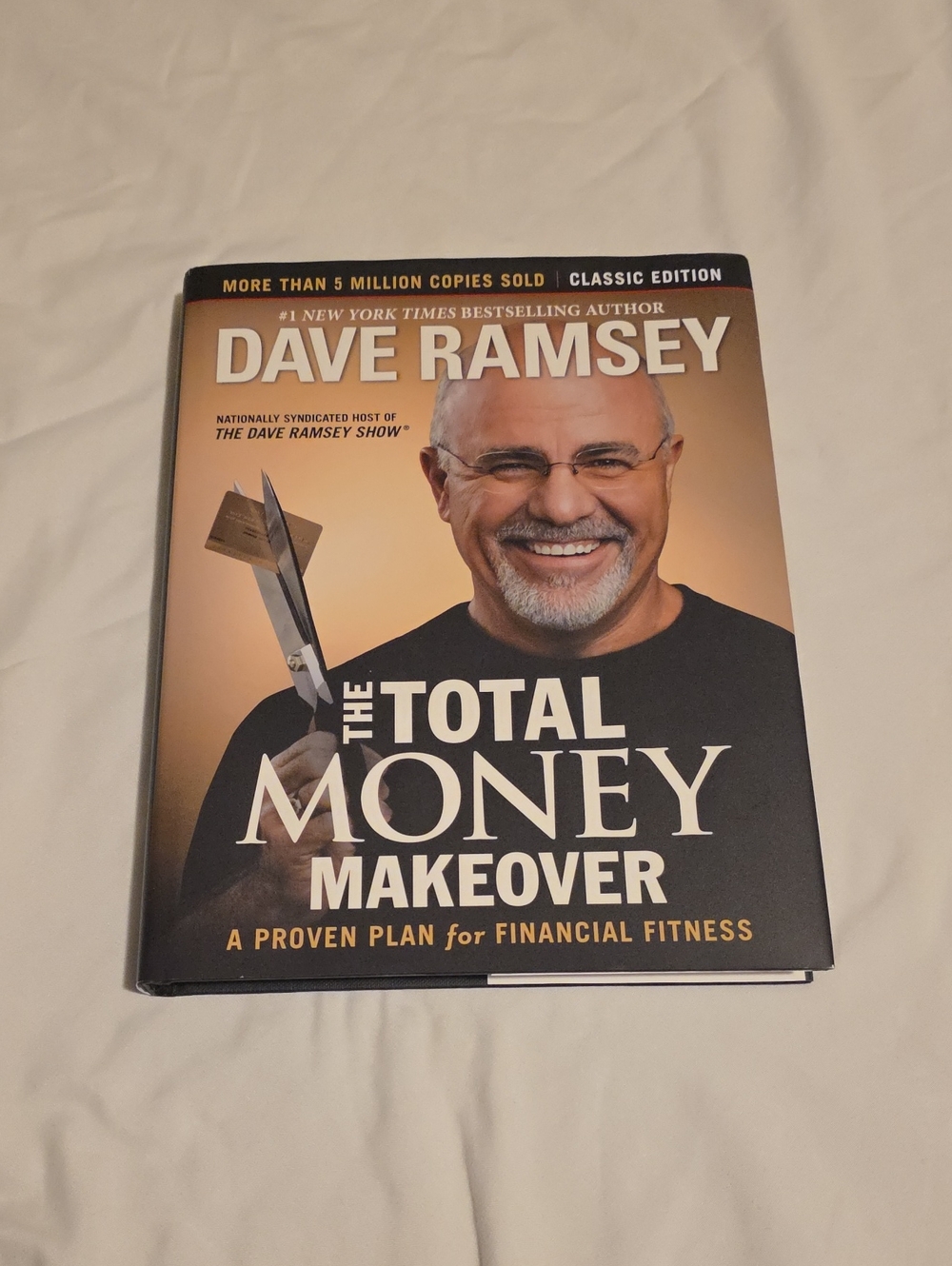 Dave Ramsey "The Total Money Makeover" Hardcover - Black and Tan Cover
